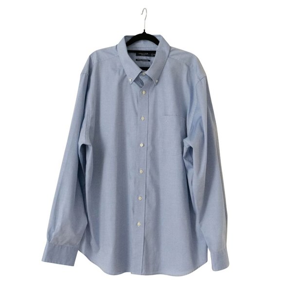 Nautica Other - SOLD Nautica Men's Slim Fit Long Sleeve Blue Shirt XXL